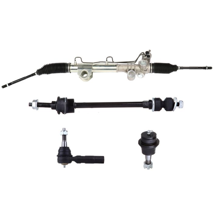 Rack & Pinion+Lower Ball Joint+Sway Bar+Outer Tie Rods For Dodge Ram 1500