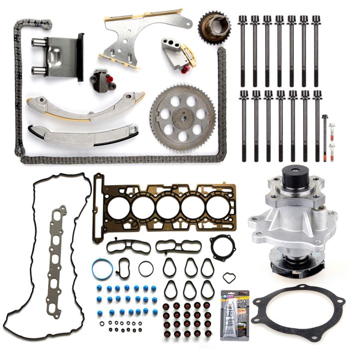 Timing Chain Gasket Set Water Pump For 04-06 GMC Canyon Chevrolet Colorado