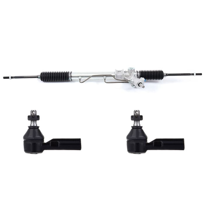 Power Steering Rack And Pinion Assembly+2 Outer Tie Rod For Corolla Prizm