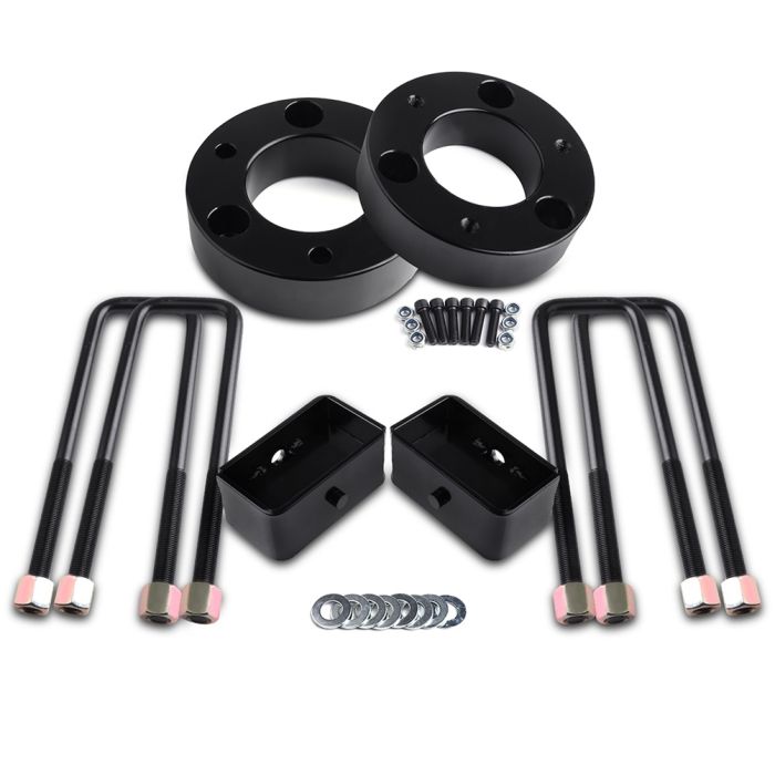 3” Front & 3” Rear Leveling Lift Kit For Nissan Titan 2004–2018 – 2WD/4WD – Black Powder Coat