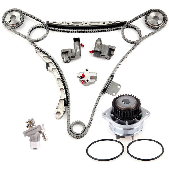 Timing Chain Coolant Thermostat Housing Water Pump Kit ( S20967 ) for Infiniti NISSAN - 1 set