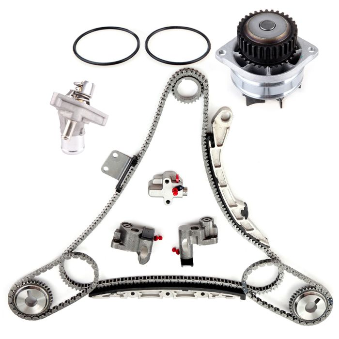 Timing Chain Coolant Thermostat Housing Water Pump Kit ( S20967 ) for Infiniti NISSAN - 1 set