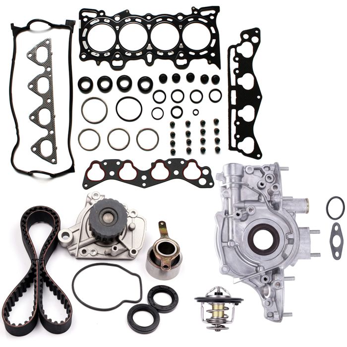 Timing Belt Kit Water Pump Thermostat For 96-00 Honda Civic 1.6L D16Y7 D16Y8