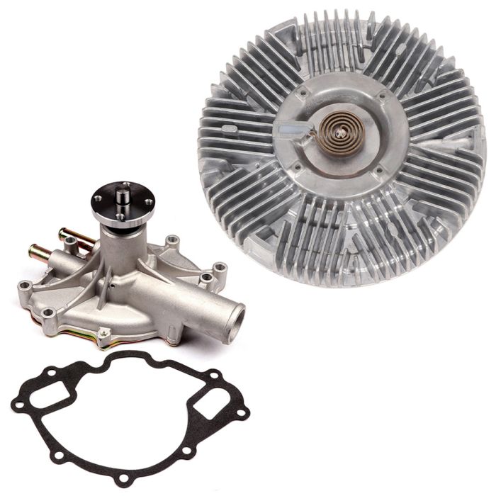 Water Pump Engine Cooling Fan Clutch Kit Fits For 90-91 Ford E-250 Econoline 91-96 Ford F-250