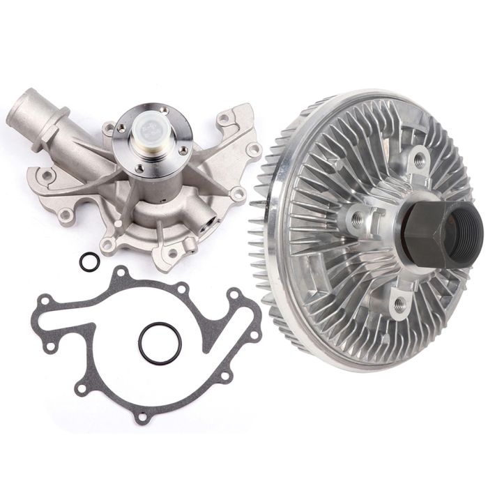 Water Pump & Electric Fan Clutch For 97-03 05-07 Ford F-150 04 Ford F-150 Heritage