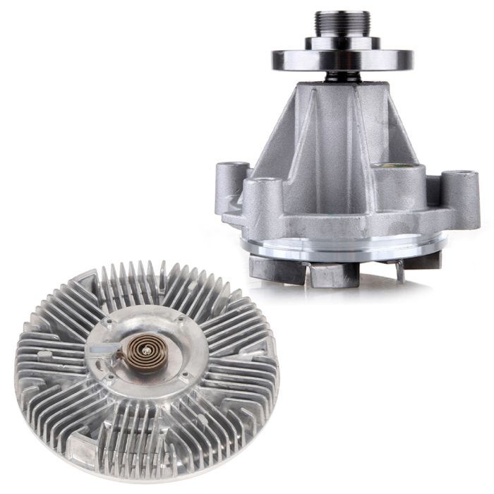 Water Pump&Cooling Fan Clutch For 97-02 Ford E150 Econoline E250 Econoline