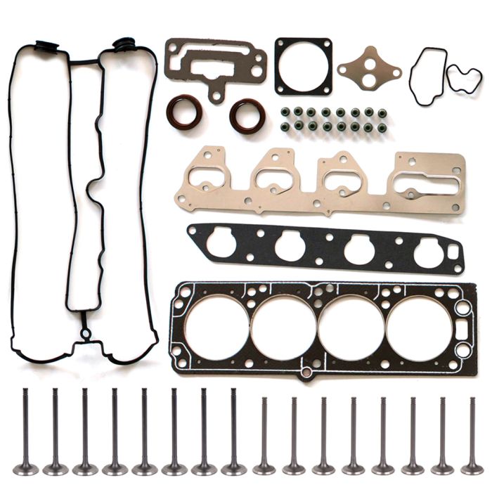 99-02 Daewoo Leganza 04-05 Suzuki Forenza Head Gasket Set & Intake Exhaust Valves