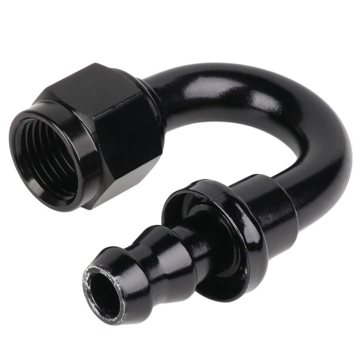 6AN Push Lock Hose Fitting Adapter For Oil/Air/Fuel Line Hose 