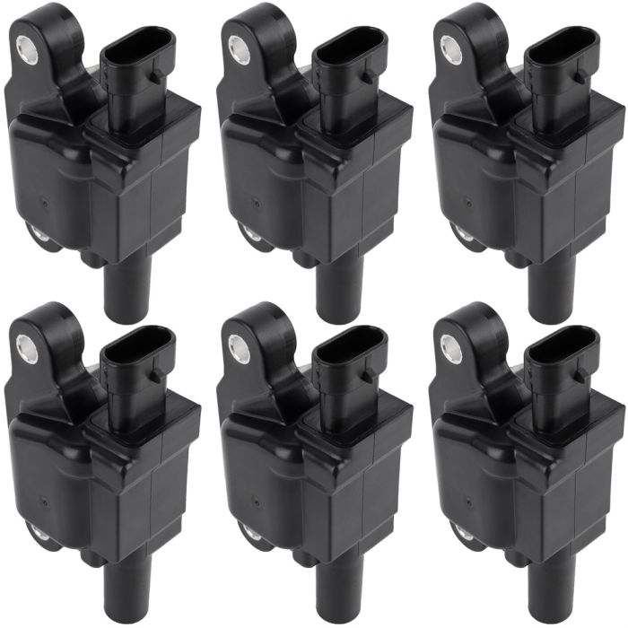 6 Square Ignition Coil For 16-19 Cadillac CTS 17-21 Cadillac Escalade