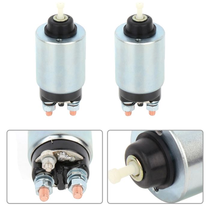 ECCPP 2X NEW STARTER SOLENOID For Ford F-Series 6.0L 6.4L 7.3L 2003-2010 Diesel