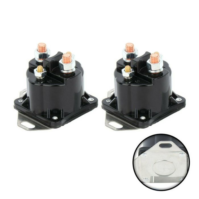 ECCPP 2Pcs 12V Solenoid Relay For Ford-Many Models 1970-1990 10A-F1034 66-202-1