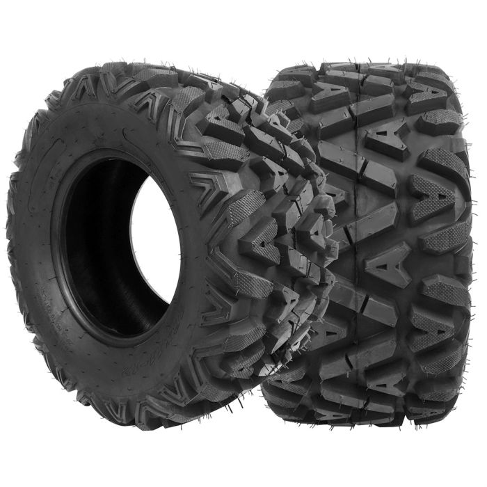 26x11-12 ATV UTV Tires Rear Tires Golf Cart Go Kart SxS Rear Tires New 2Pcs