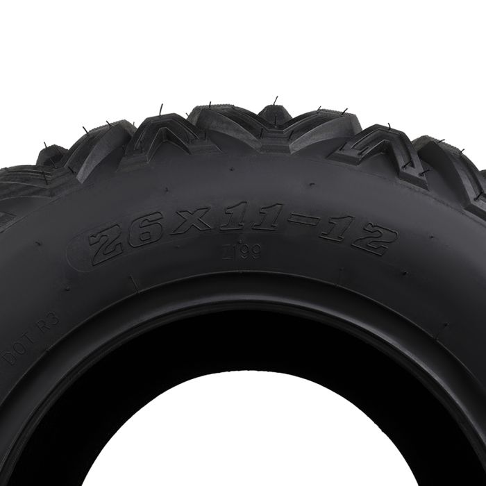 ATV Tires 26x11-12 UTV Tires 6 Ply Rating - 2 Pieces