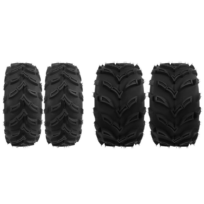 ATV Tires 2 x 26x9-12 and 2 x 26x11-12 UTV Tires - 4 PCS 