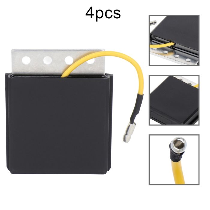 OUMURS Voltage Regulator Rectifier For Polaris Indy RMK 500 600 700 - Replaces 4060122, 4060123 - 12V Black Aluminum