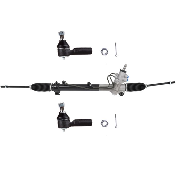 Power Steering Rack and Pinion + 2 New Front Outer Tie Rod For LEXUS RX300