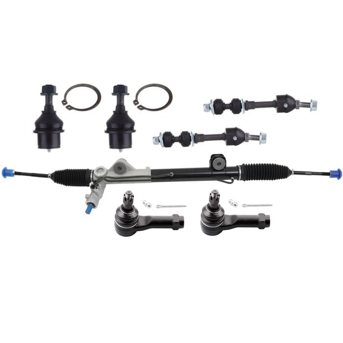 Complete 7pc Power Steering Rack and Pinion Suspension For F-150-2WD ONLY