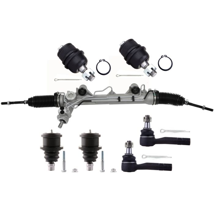 7pc Complete Power Steering Rack and Pinion Suspension For Ford Explorer