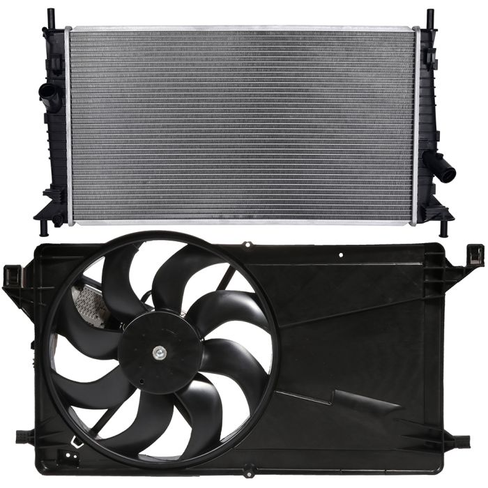 Electric Radiator Cooling Fan Kit For 2004 2005 2006 2007 2008