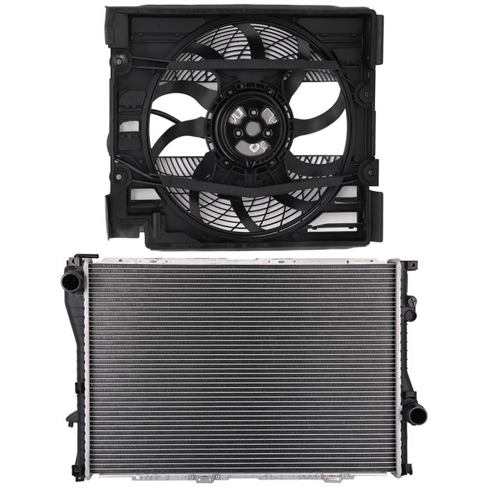 Radiator Cooling Fan Kit For 99-03 BMW 540i 99-00 BMW 528i