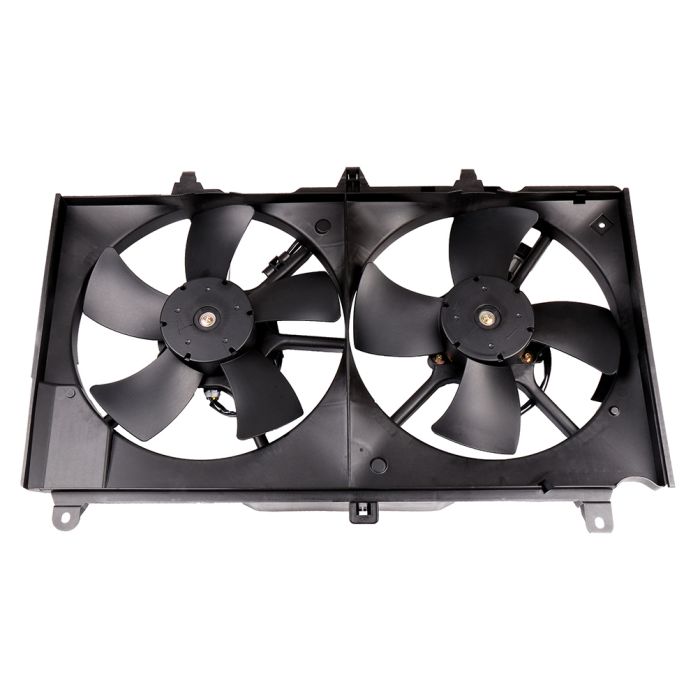Electric AC Condenser Cooling Fan Kit For 2003 2004 2005 2006 2007 Infiniti G35