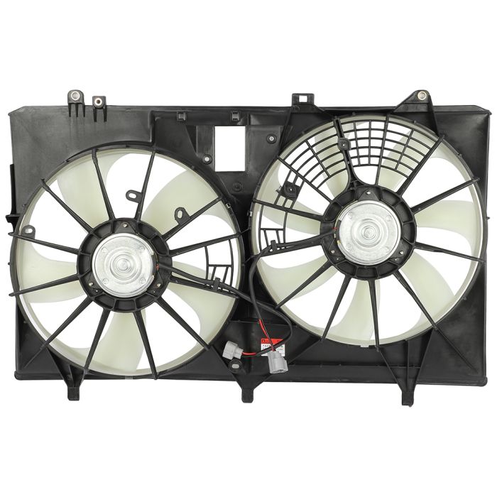 AC Condenser Cooling Fan Kit For 2011-2015 Toyota Sienna 2010-2015 Lexus RX350