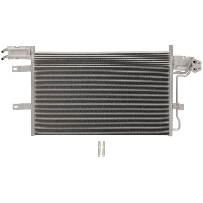 Aluminum Radiator & Condenser Cooling Kit For 06-2011 Kia Rio 2006-2011 Kia Rio5