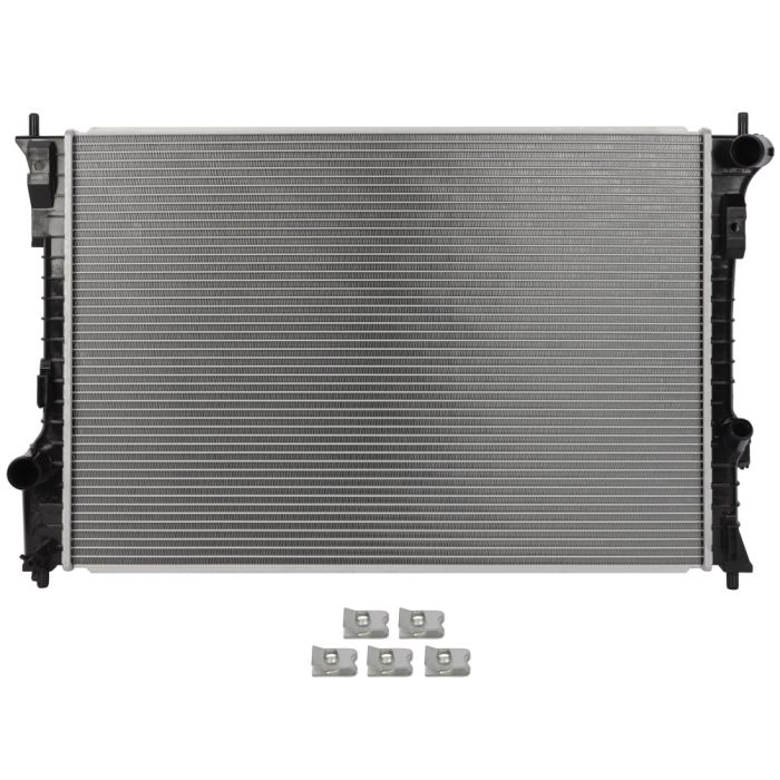 Aluminum Radiator & Condenser Cooling Kit For 06-2011 Kia Rio 2006-2011 Kia Rio5