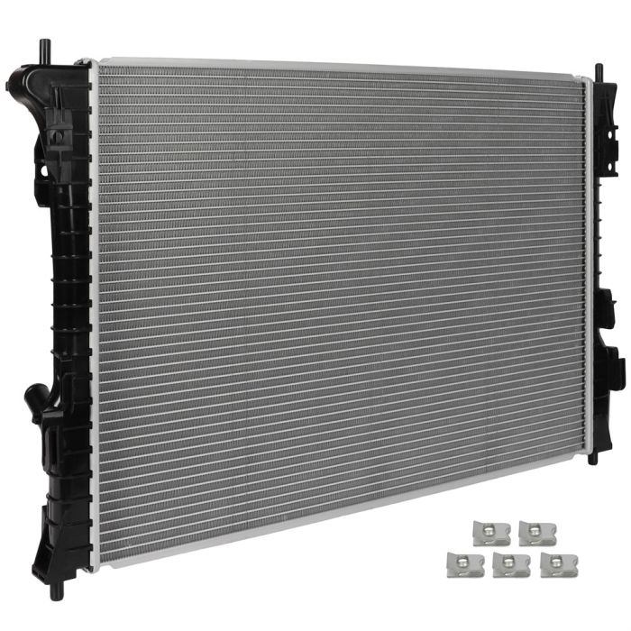 Aluminum Radiator & Condenser Cooling Kit For 06-2011 Kia Rio 2006-2011 Kia Rio5