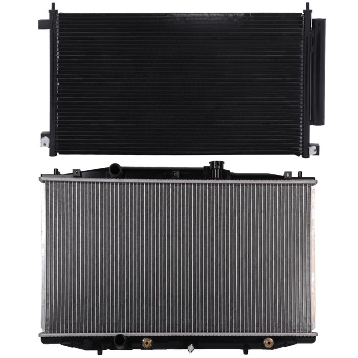 2007 Honda Accord Radiator & AC Condenser Cooling Kit 2.4L