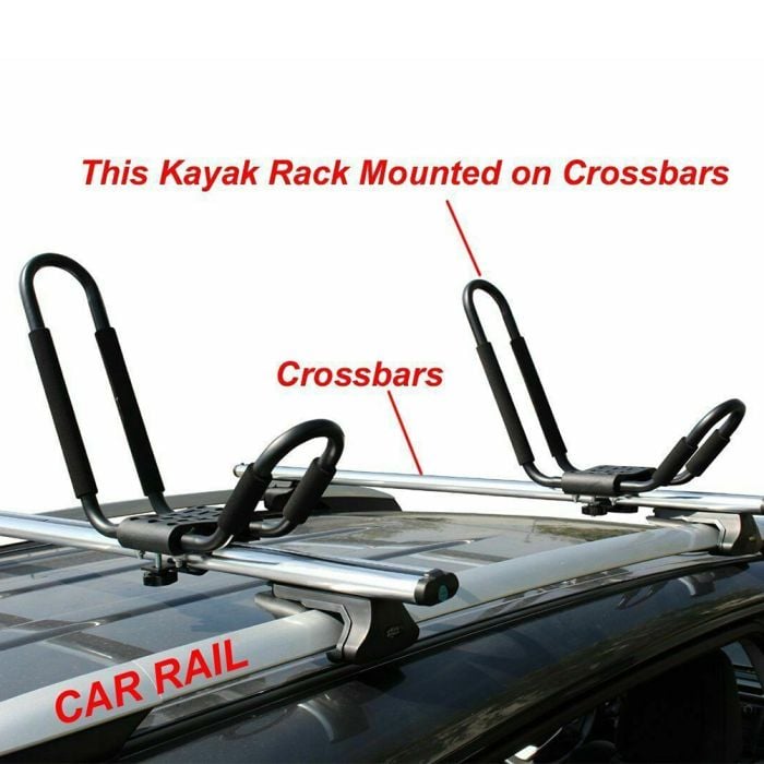2014-2019 Nissan Rogue Roof Rack Cross Bar W/Kayak Rack-6Pcs