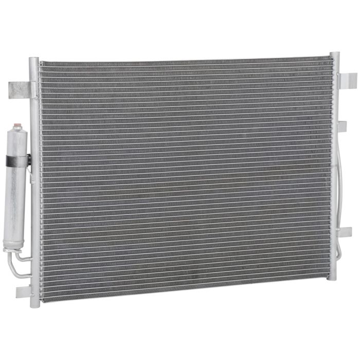 Aluminum AC Condenser & Compressor Cooling Kit 09-14 Nissan Murano 11-15 Nissan Quest 3.5L
