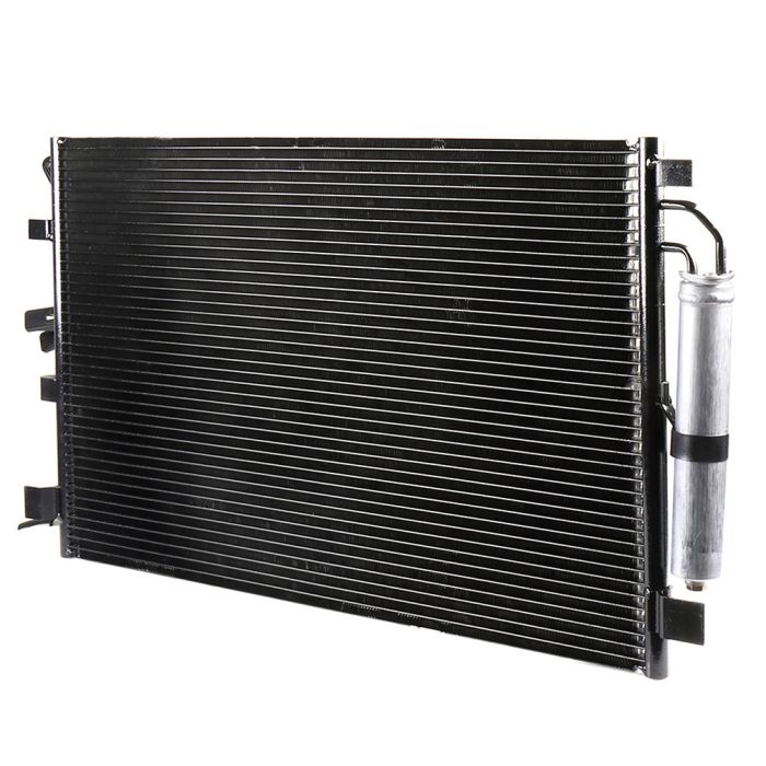 Aluminum AC Condenser & AC Compressor Cooling Kit 2009-2014 Nissan Maxima 3.5L