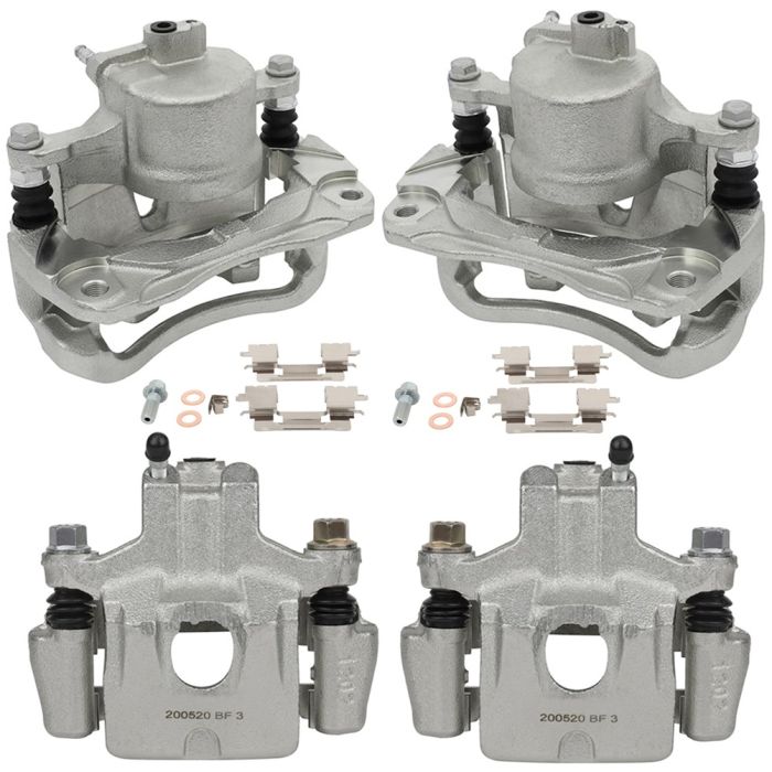 Front and Rear Brake Calipers Kit For 2005 2006 2007 Toyota Avalon