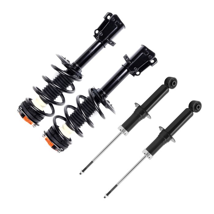 Complete Rear Strut & Coil Spring Assembly Kit For 2011-2019 Dodge Journey - Pair (Left+Right) By Partsmarket2018