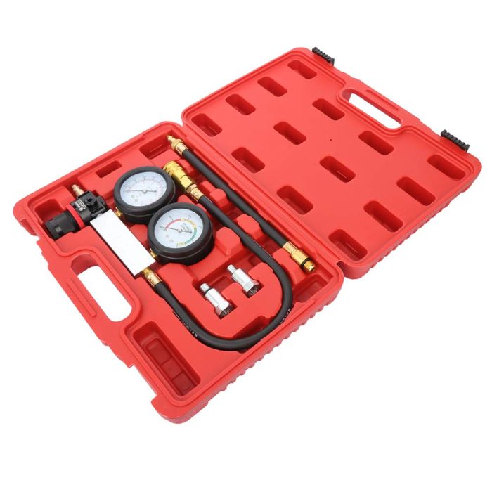 Petrol Engine Compression Leakage Leakdown Detector Cylinder Leak Tester Kits