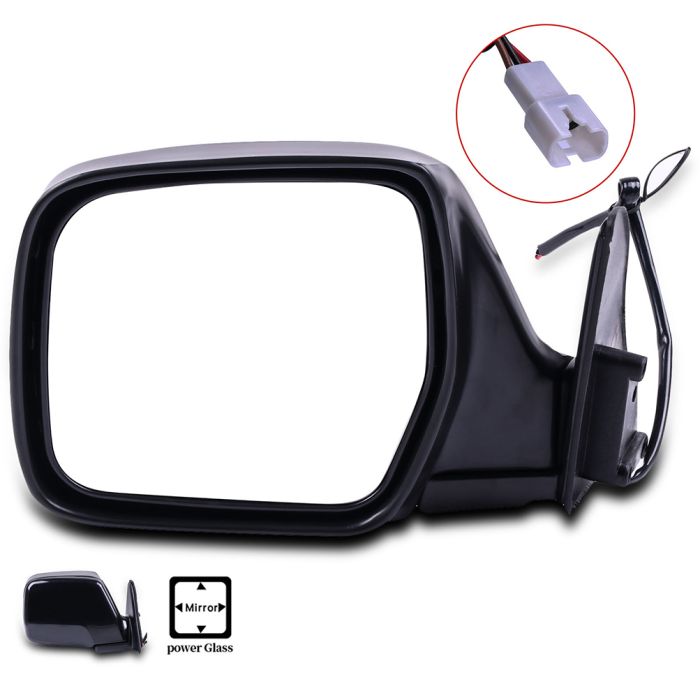 Driver Side View Mirror For 96-97 Lexus LX450 90-97 Toyota Land Cruiser Manual Fold