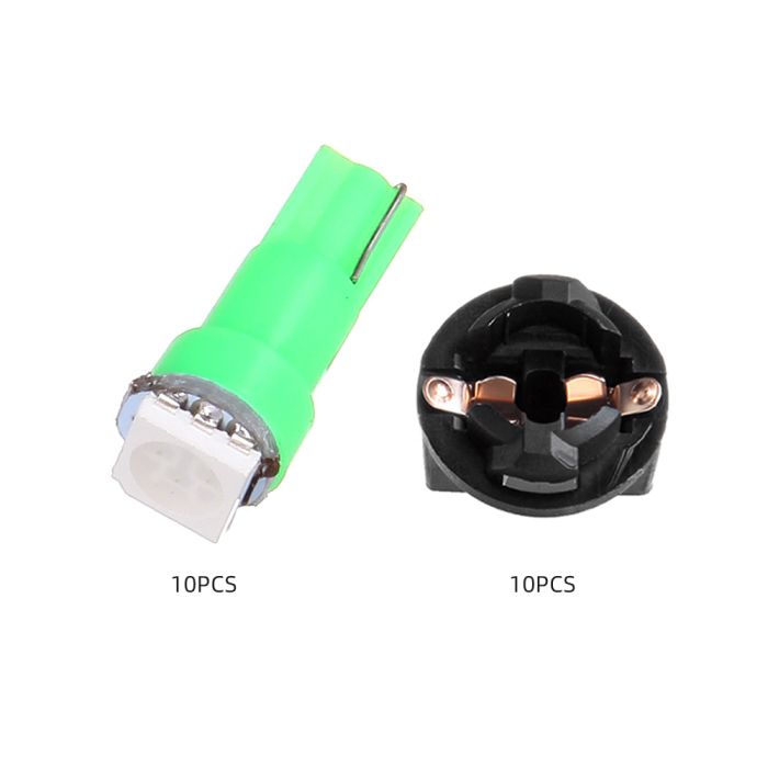 LED T5 Bulb(791828617) with socket For Toyota-10Pcs