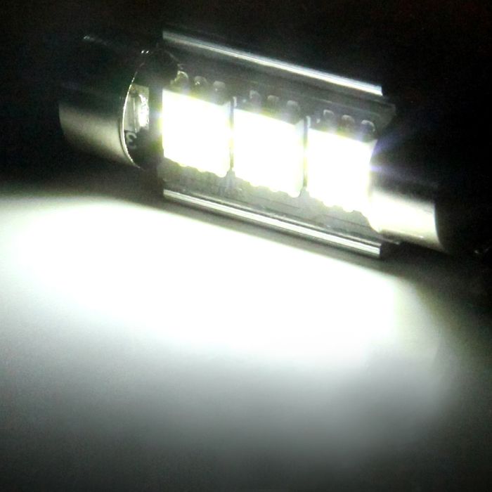 9PCS for 2000-2005 BENZ CLK Super White Package Kit LED Festoon Light Bulbs