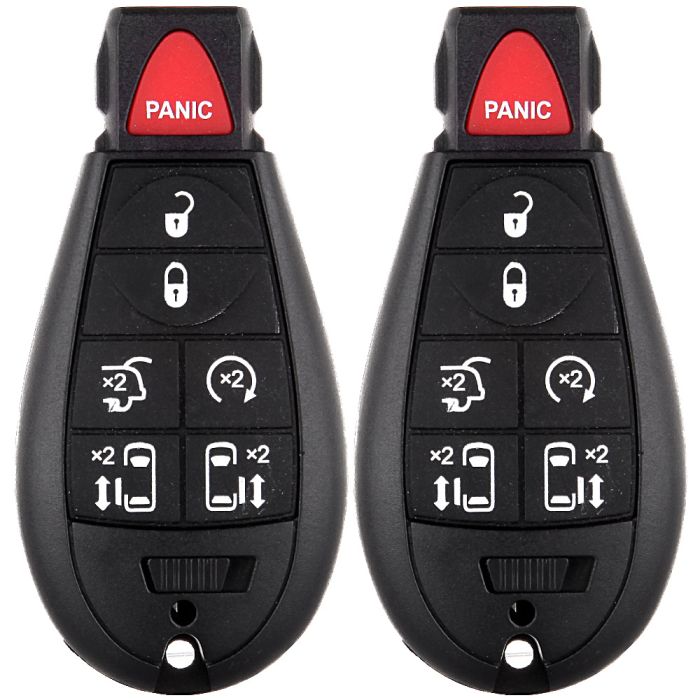 Smart Fob Key Replacement Remote Shell Case For 08-11 Chrysler 300 08-16 Chrysler Town Country