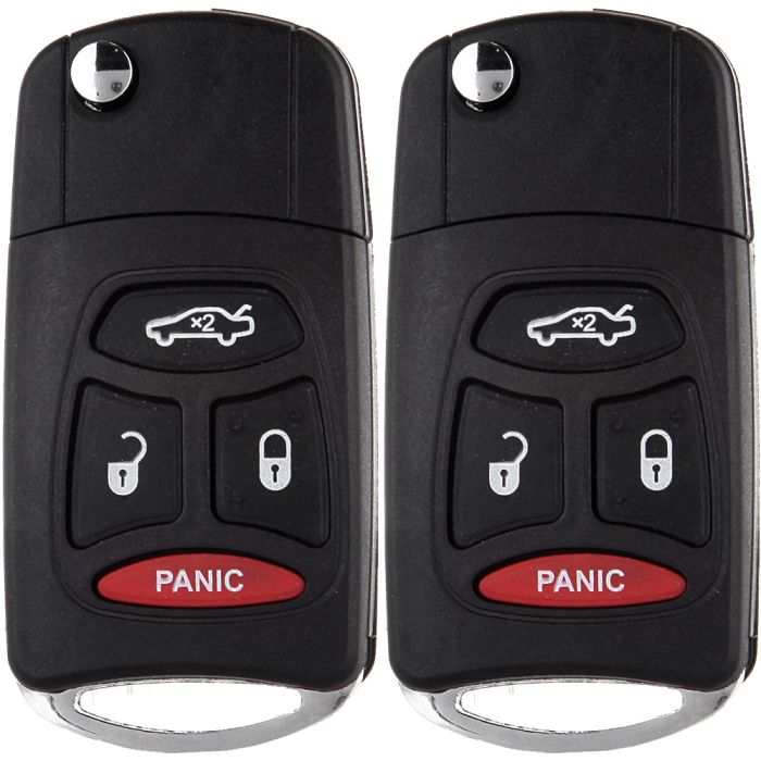 Key Fob Shell Case Fit For 06-07 Dodge Charger 05-07 Jeep Grand Cherokee
