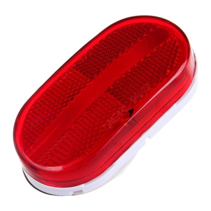 4PCS LED Oval Side Marker Light for Truck Trailer Red Snap-on Lens 91/93 Peterbilt 379 12/14 Peterbilt 389