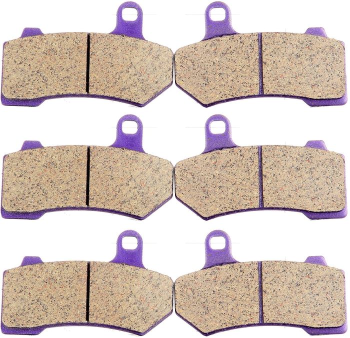 Brake Pads (FA409 )For Harley Davidson-3 Pairs Front And Rear 