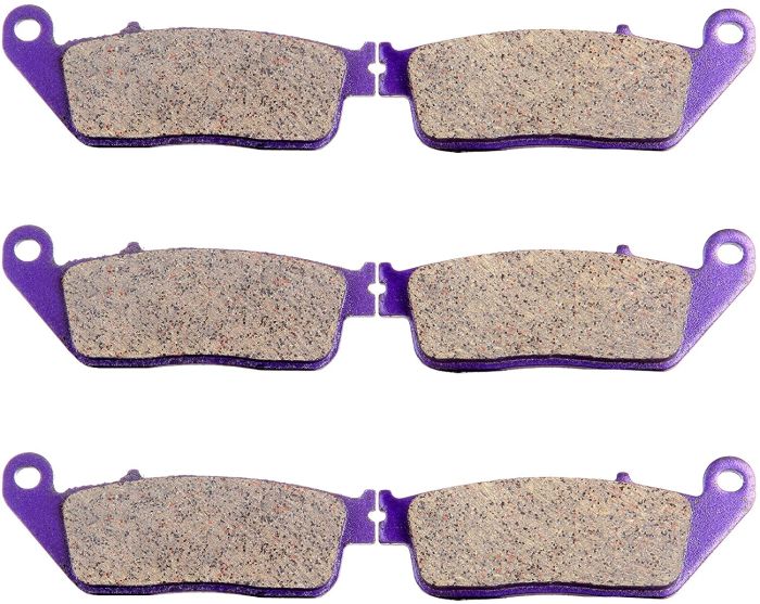 Brake Pads (FA196) For Honda Triumph-3 Pairs Front And Rear 