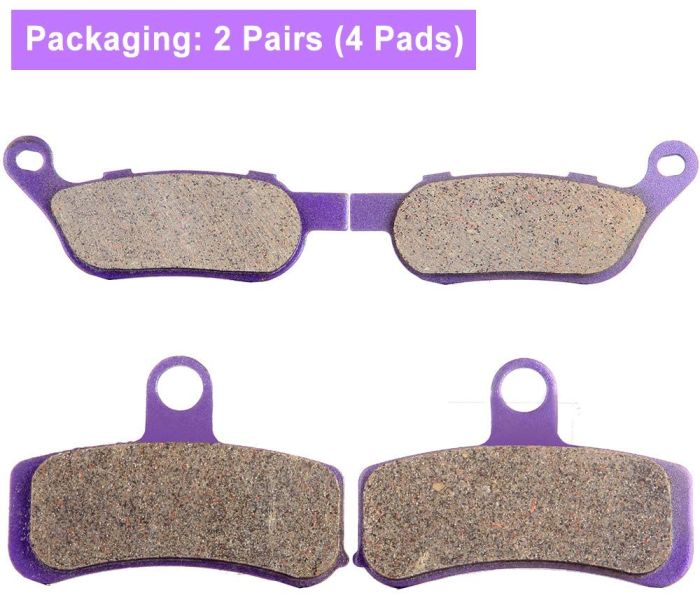Brake Pads (FA457) For Harley Davidson-2 Pairs Front And Rear 