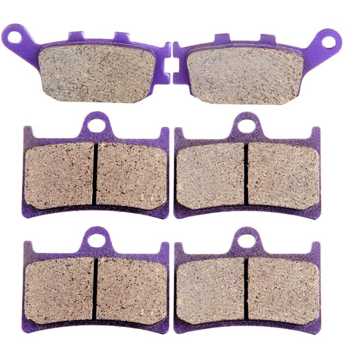 3 Pairs Brake Pads Replacement For 2006-2014 Yamaha FZ1 YZF R6 Carbon Fiber