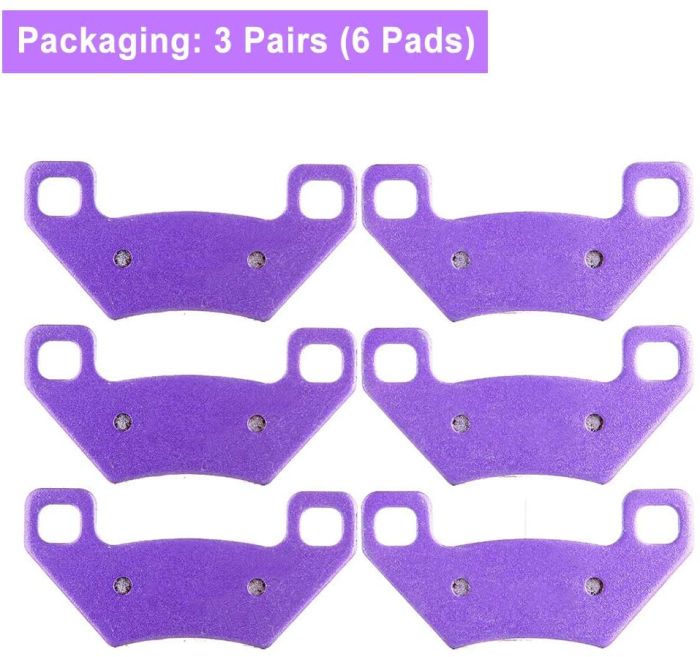 Brake Pads (FA395) For Arctic Cat-3 Pairs Front And Rear 
