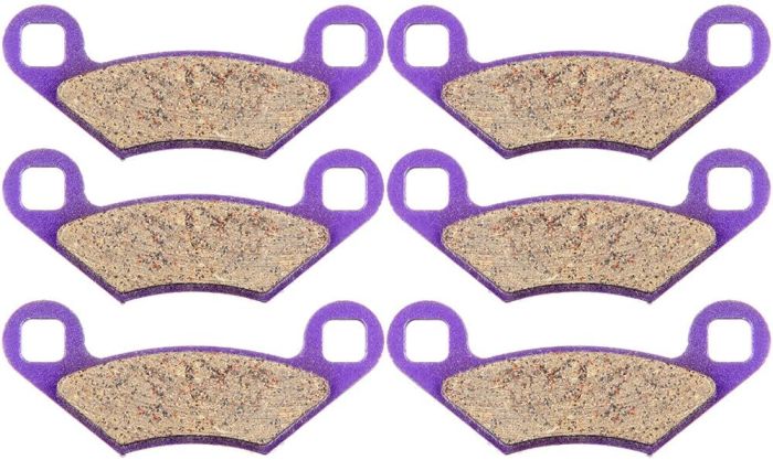 Brake Pads (FA475) For Polaris-3 Pairs Front And Rear 