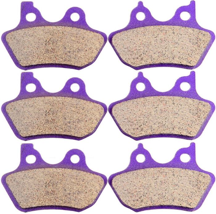 Brake Pads (FA400) For Harley Davidson-3 Pairs Front And Rear 