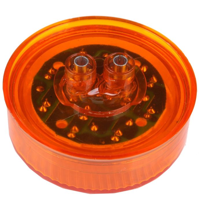 Side Marker Light Clearance 14 Kenworth K370 16 Western Star 5700XE Amber 13LED Round for Truck Trailer 6Pcs